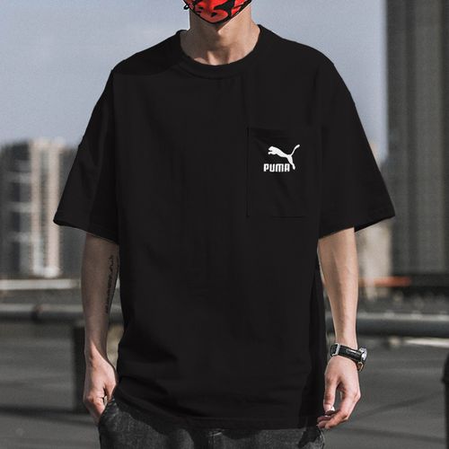 puma彪马t恤男装官网2022新款春夏新款运动上衣男士宽松短袖男