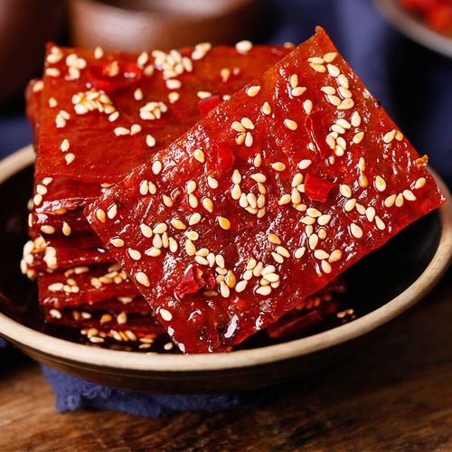 靖江猪肉脯肥啾猪肉干特产肉铺网红休闲零食整箱小吃蜜汁香辣孜然