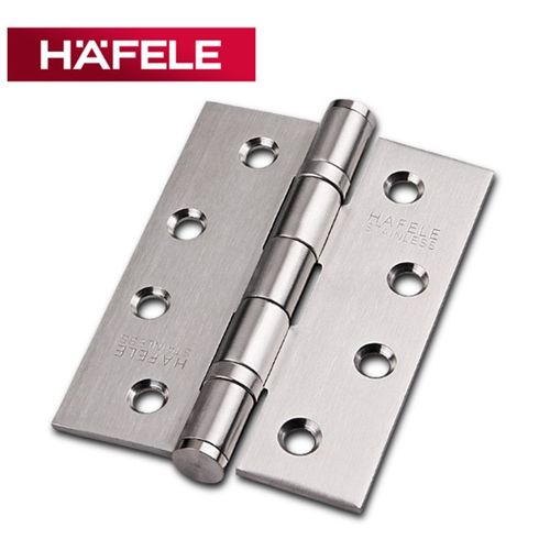 德国海福乐hafele房门轴承不锈钢木门4寸合页合叶4*3*3门铰链 1片