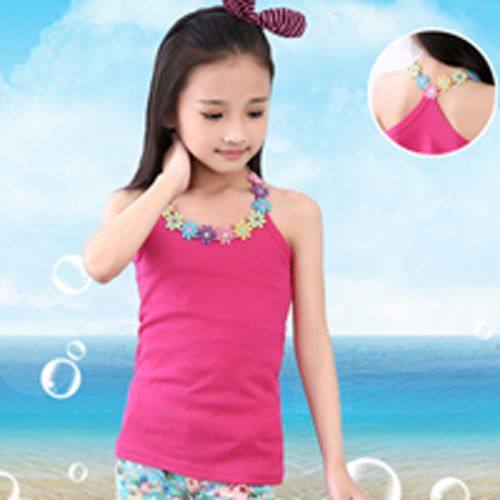 【现货现发】儿童背心女童小女孩吊带内衣纯棉夏季薄款中大童打底鸟之