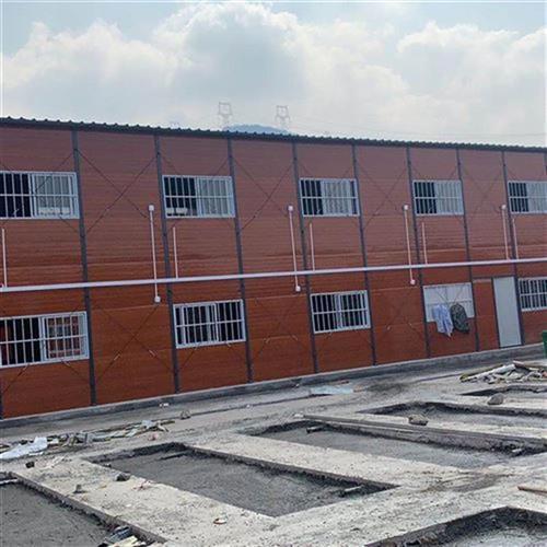 定制活动板房双层彩钢板楼房x住人集装箱房工地临建房