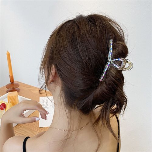 韩国网红ins发夹边夹少女后脑勺大号抓头发夹子抓夹旅行发卡头饰