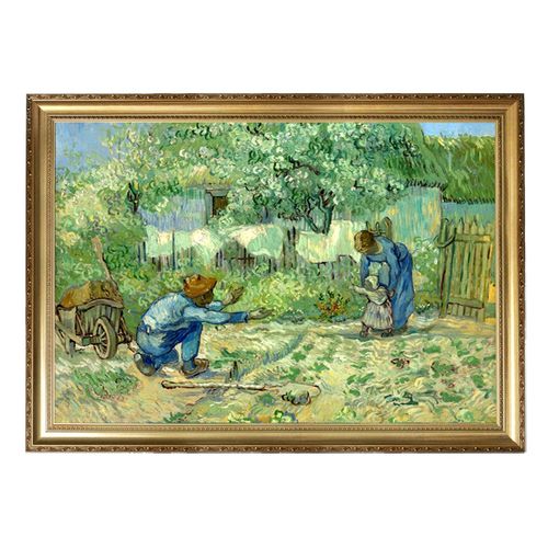 新品横版梵高油画世界名画麦田玄关装饰画室内装饰挂