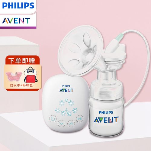 飞利浦新安怡电动吸奶器孕产妇单边便携手动按摩吸乳器scf903