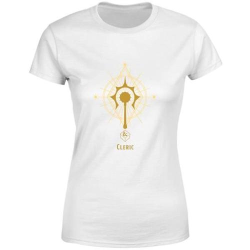 dungeons & dragons女款t恤|cleric women"s t-shirt - white