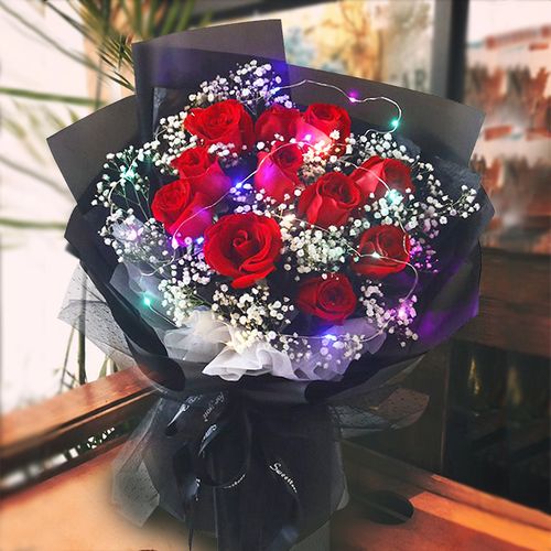 七夕节情人节抖音网红同款满天星花束香皂花生日送男女朋友闺蜜礼物