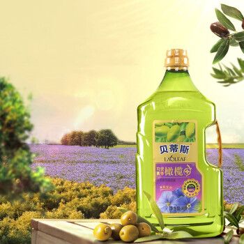 贝蒂斯 (betis)亚麻籽橄榄食用植物油4l