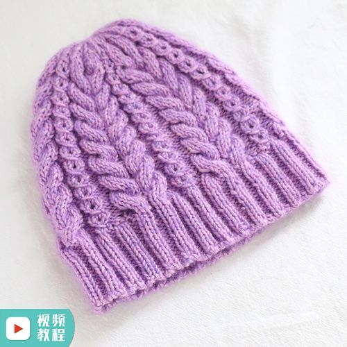 毛儿手作 南瓜团儿童麻花帽子 棒针手工编织制作diy毛线材料包