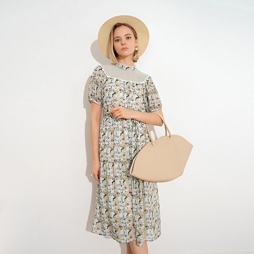 影儿女装夏季诗篇时尚气质款连衣裙女