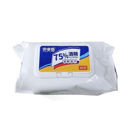 展望可爱多 75%酒精湿巾 120mm*180mm*80片 1袋装