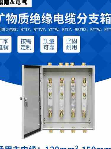 ikv国标矿物质绝缘电缆分支箱bttz电缆t接端子防火铜排转换接线箱