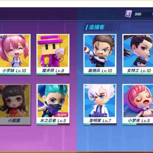 逃跑吧少年满十三级全角色皮肤魔术师机器人星猪骑士雷神小学妹
