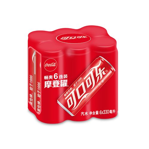 可口可乐摩登罐(6连装) 330ml*6/组