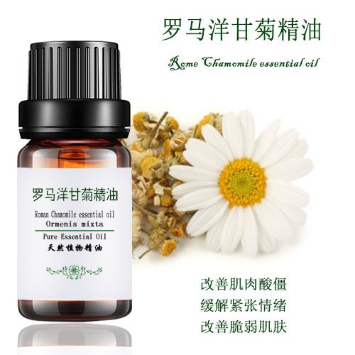 正品纯罗马洋甘菊精油10ml单方天然敏感面部舒缓脸部护肤身体按摩