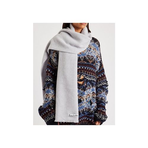 香港直邮acne studios logo标签围巾 857016