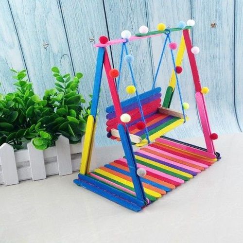 废旧材料手工制作 废旧作品儿童diy材料科技小制作小发明 创意彩虹