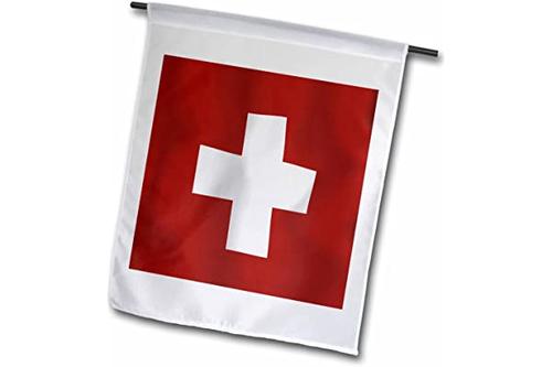 国旗 - 瑞士国旗 - 旗 12 x 18 inch garden flag fl_31586_1