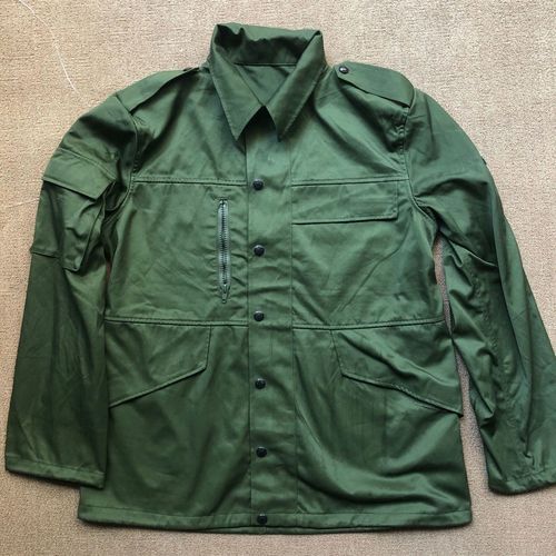 老式87式冬季涤卡工作服老款单上衣军绿色多兜工作单件上衣