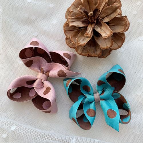 福2呆 9号咖点扭花单 材料包 织丝带 发饰 diy蝴蝶结视频教程亲子