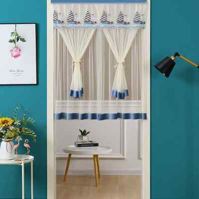 门帘半截门帘四季装饰帘窗帘沙的厨房半截门帘室内门帘四季装饰帘