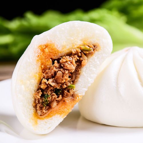 包子 速冻面食方便早餐 夜宵烧烤半成品 麻辣牛肉包650g(65g*10个)