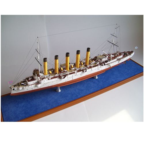 1:200 一战沙俄阿斯科尔德号装甲巡洋舰铁甲舰模型