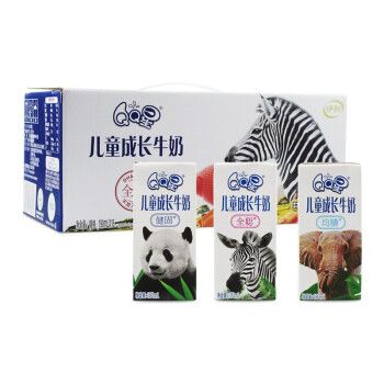 伊利qq星儿童成长牛奶健固/全聪/均膳型190ml*15盒整箱装临期 【顺丰