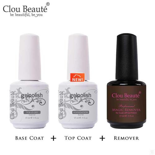 15ml top coat bese coat nail polish gel varnishe
