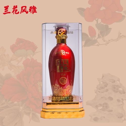 兰花风雅,福酒v15红瓶42度,杏花村清香型白酒 单瓶装