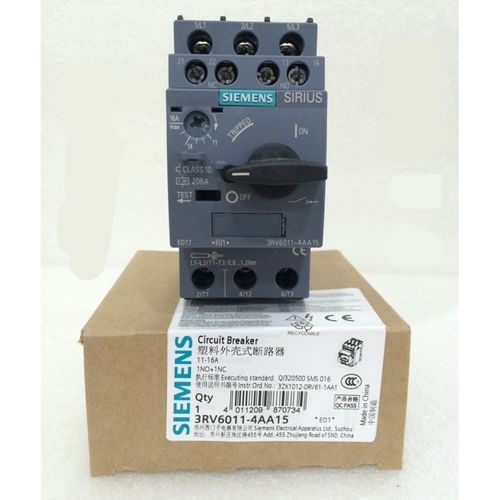 sirius马达断路器3rv6011-4aa15整定电流11-16a