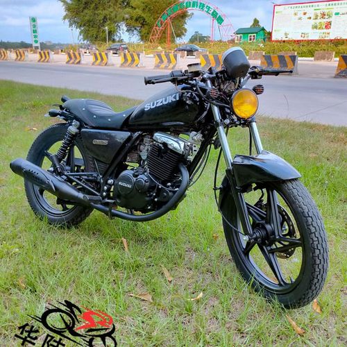 二手摩托车铃木复古太子125cc 改装男装复古太子改装时尚复古机车