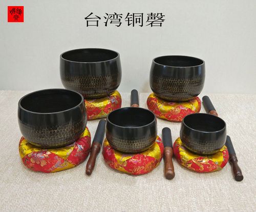 法器正宗台湾铜磬寺院大磬纯铜钵佛音碗修行钵铜庆4--16英寸赠垫