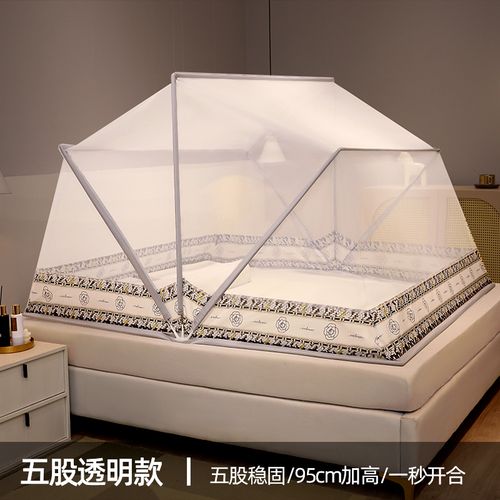 免安装五股透明款-莫奈花园五股升级款 100x190cm适用1