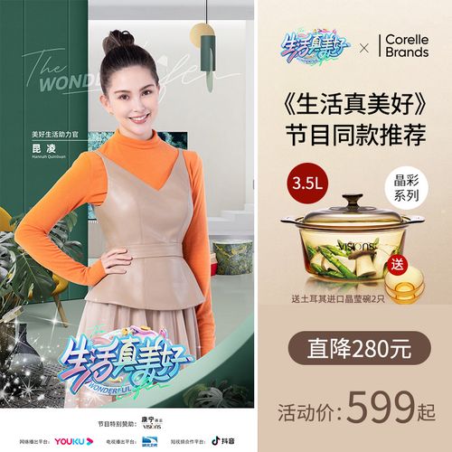 康宁锅官方旗舰店官网透明锅家用炖锅汤锅晶彩玻璃锅3.5l锅套组
