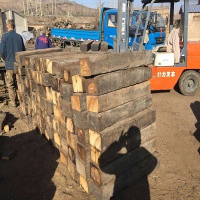 防腐木条子长条枕木q垫木车用枕木垫木吊车用枕木原木垫木