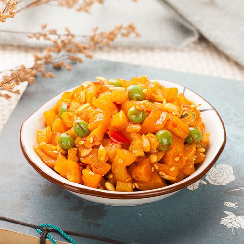 花生酱丁青豆豌豆花生萝卜干500克小包装即食咸菜下饭菜酱菜早餐