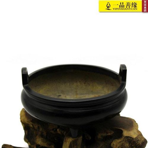 新纯铜 仿古大明宣德炉 铜香炉熏香炉香具香道用品 一品善缘 宽香