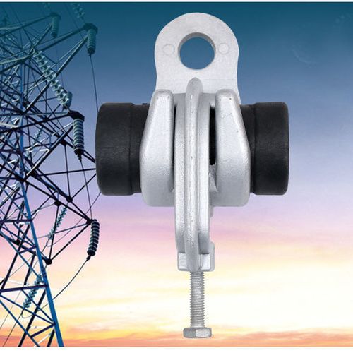 适用jcg型悬垂线夹四芯孔悬挂线夹光缆悬垂线夹电缆固定四芯集束线夹