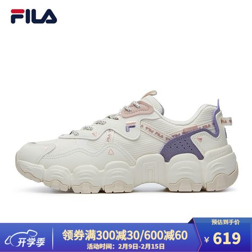 【亲子款】fila斐乐男士女士跑步鞋猫爪鞋2021冬季新款防滑运动鞋fila