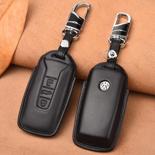 锐鸿图 进口大众途锐钥匙套真皮2021款新途锐车钥匙包途锐新能源钥匙