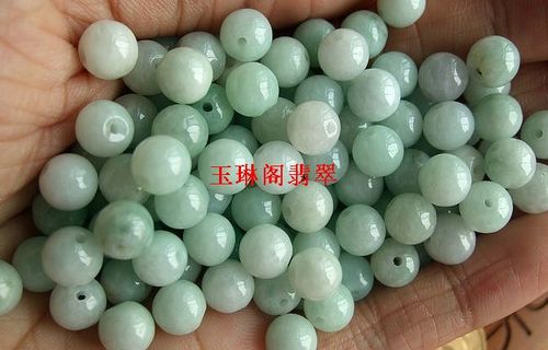 20001-2批 天然翡翠a货7.5-8mm左右散珠 纯天然的翡翠珠a货
