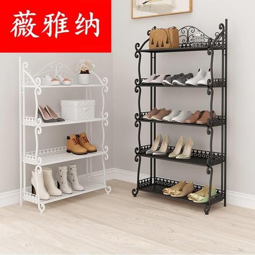 铁艺多层鞋架简易门口家用经济型宿舍置物架不锈钢鞋柜子室内好看