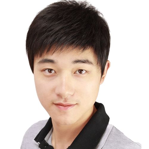 假发男短发真发中老年男士整顶发套直发自然黑全真人发丝斜刘海男发寸