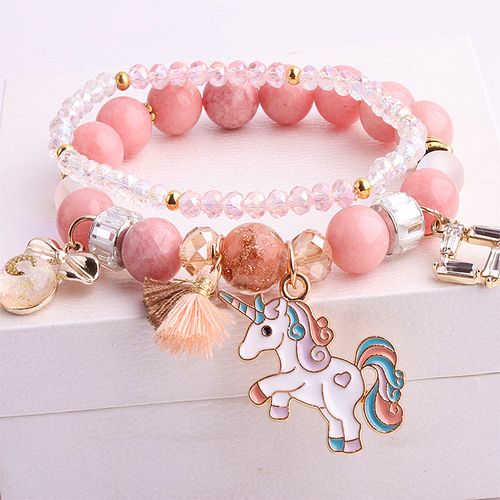 韩版简约学生水晶手链女甜美森系闺蜜手环姐妹手串