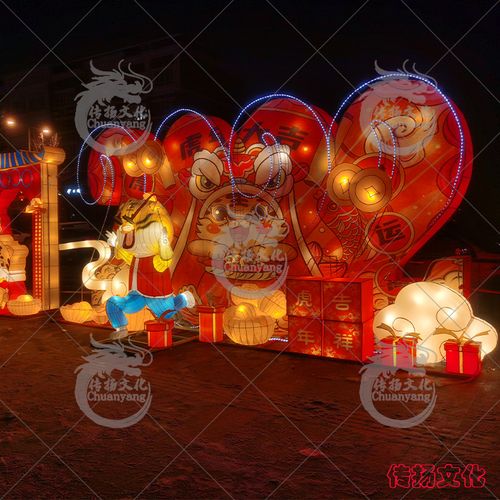 2022春节彩灯 花灯 工艺灯元宵花灯传统宫灯大型户外灯会设计制作