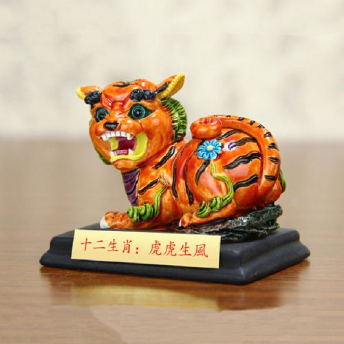 十二生肖交趾彩陶摆件树脂彩陶家居饰品摆件工艺品出国送小礼品