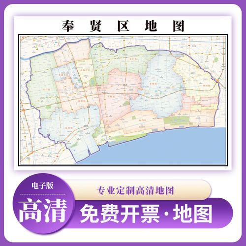 奉贤区1.1米可定制各城市卫星地图电子版jpg格式新款高清图片素材