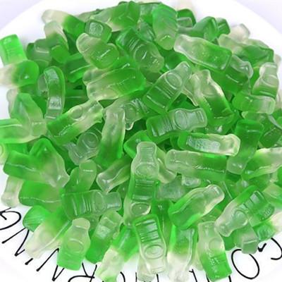 德国口味雪碧橡皮糖彩色qq糖 可乐瓶果汁软糖500g一份包邮
