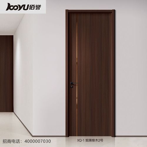 瑞源佰誉木门(xq-1烟熏橡木2号)现代简约木门室内门卧室门书房门环保