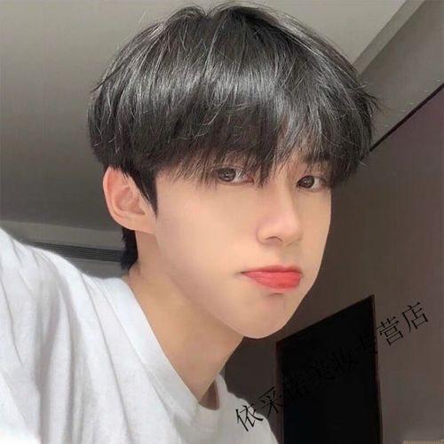 假发男短直发韩版逼真学生短发网红同款时尚个性帅气蓬松男士发型
